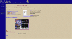 Desktop Screenshot of bialith.com